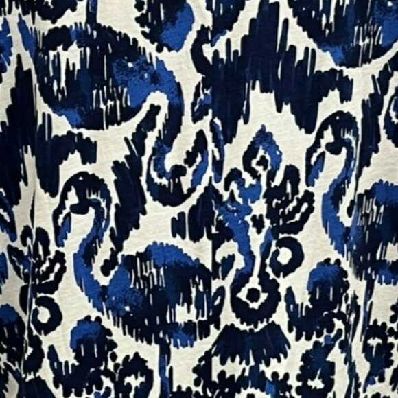 Lilly Pulitzer Cori Beach Bathers Mini Dress White and Blue Flamingo Size M - Picture 4 of 6